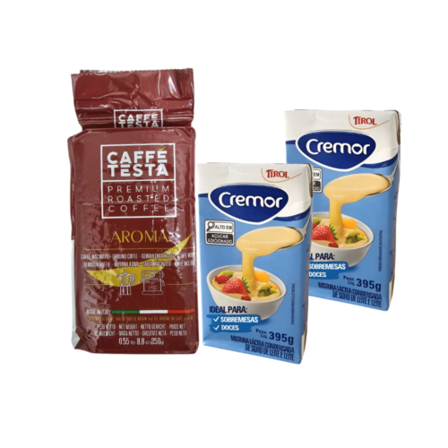 Combo Café Bombón: 1 paq de Café italiano + 2 leche condensada!