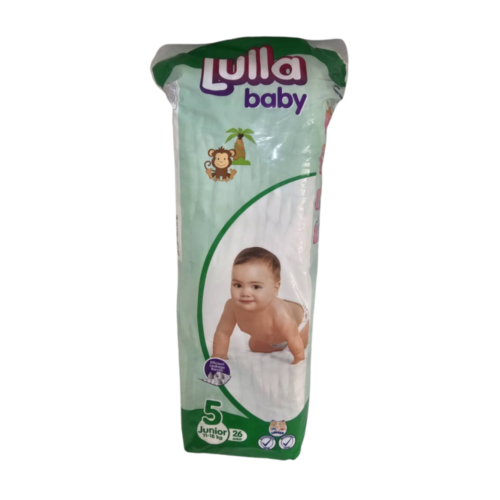 Pañales (Culeros) desechables para bebé 5ta etapa (11 a 18kg) paq 26u