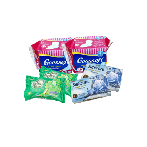 Combo: 2 paq almohadillas sanitarias (íntimas) + 2 jabones Brisa Marina + 2 jabones SpringFresh de regalo!!